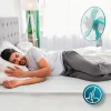 Imagen 7 Ventilador de pie EnergySilence 520 Power de 50 W con 5 aspas de 40 cm, 3 velocidades, motor de cobre y altura regulable para un frescor máximo y silencioso.