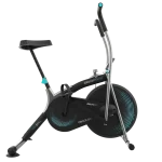 Bicicleta de aire Cecotec Drumfit WOD Rider 1000 Eolo en color negro con ventilador frontal para resistencia