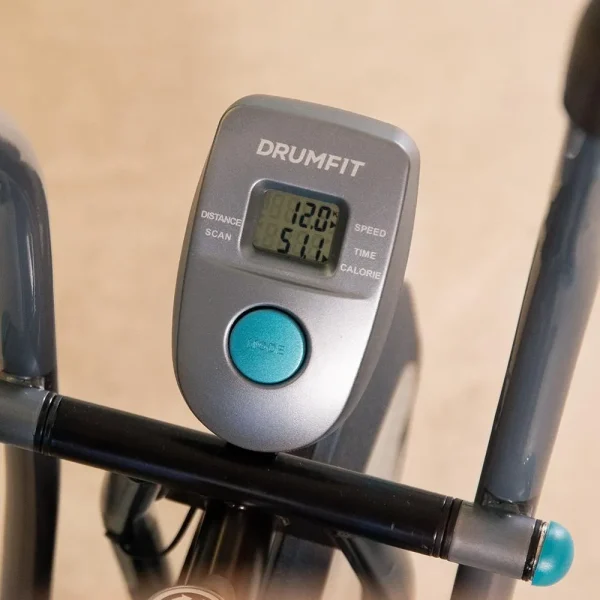 Imagen 7 Bicicleta de aire Cecotec Drumfit WOD Rider 1000 Eolo con resistencia infinita. Perfecta para entrenamientos de alta intensidad y cross training en tu hogar.