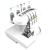 Imagen 3 Remalladora BelleCouture OverLock de Cecotec con 1100 rpm, presión de prensatelas ajustable y kit de accesorios para acabados textiles de alta precisión.