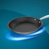 Imagen 3 Sartén de 20 cm fabricada en acero inoxidable 18/10 con revestimiento antiadherente. Fondo difusor apto para todas las cocinas y mango remachado resistente.