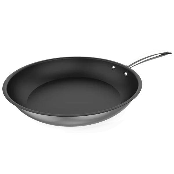 Sartén de acero inoxidable Polka Classy 28 Bucket Steel de Cecotec con mango remachado y superficie antiadherente