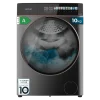 Lavadora de carga frontal Cecotec Bolero DressCode 10900 Inverter FullColor en acabado Steel, capacidad 10 kg y panel frontal a color de 10,3 pulgadas