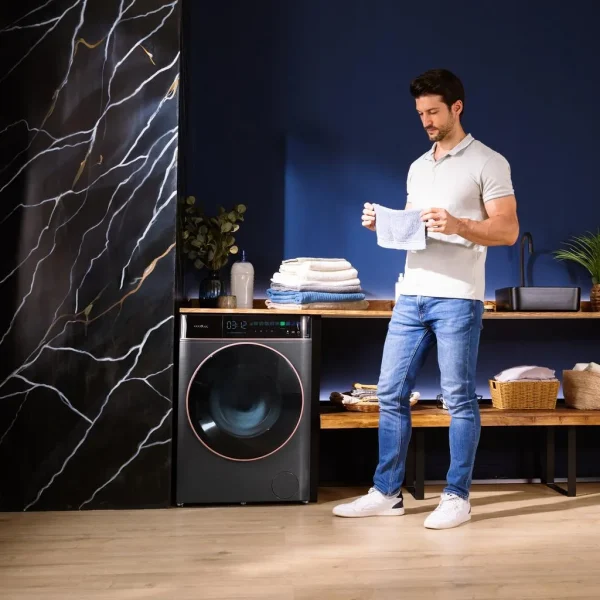 Imagen 5 Lavadora Cecotec Bolero DressCode 10900 Inverter FullColor Steel. Capacidad de 10 kg, 1400 rpm, motor Inverter Plus, pantalla 10,3", SteamMax y clase A.