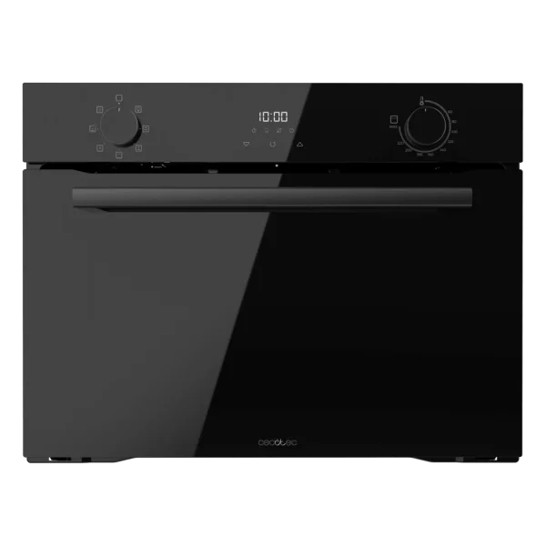 Imagen 2 Horno integrable Cecotec de 53L y 2600W. Con 7 funciones, Steam Assist y diseño Glass Black. Eficiencia energética clase A para una cocina profesional.