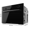 Imagen 3 Horno integrable Cecotec de 53L y 2600W. Con 7 funciones, Steam Assist y diseño Glass Black. Eficiencia energética clase A para una cocina profesional.