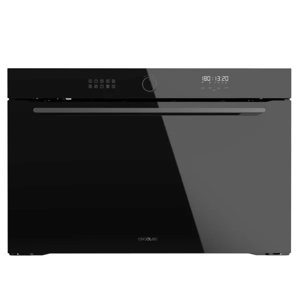 Imagen 2 Horno Cecotec Bolero Hexa AF319000 Glass Black de 133L con Airfryer Master, Pizza Master y Steam Assist. Cocción uniforme y limpieza Steam EasyClean Clase A.