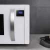 Imagen 3 Microondas Cecotec GrandHeat 2300 Flatbed Touch White de 23L y 800W. Tecnología sin plato, 8 funciones preconfiguradas y diseño elegante en color blanco.