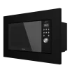 Microondas digital encastrable Cecotec GrandHeat 2000 Built-in Black con frontal de cristal negro y controles digitales