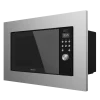 Microondas encastrable Cecotec GrandHeat 2000 Built-in SteelBlack con panel digital y acabado en acero