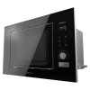 Imagen 2 Microondas digital encastrable de 20 litros con 800 W, panel táctil, 8 funciones y diseño elegante en negro. La solución perfecta para cocinas modernas.