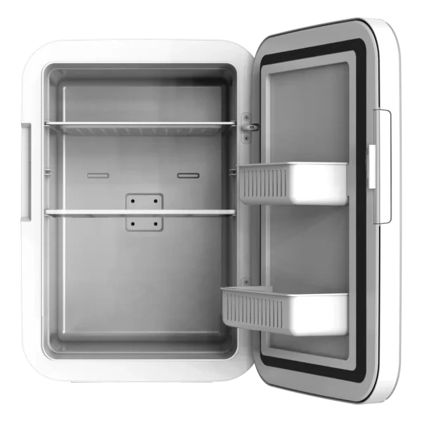 Imagen 2 Mini frigorífico Bolero MiniCooling 20L Bahamas Pink con función frío/calor (7-65 ºC). Conexión 12V/220V ideal para coches, caravanas y uso doméstico.