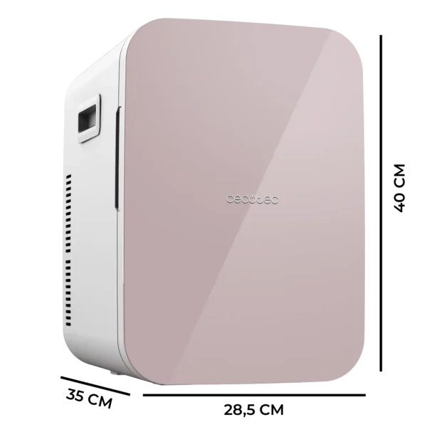 Imagen 3 Mini frigorífico Bolero MiniCooling 20L Bahamas Pink con función frío/calor (7-65 ºC). Conexión 12V/220V ideal para coches, caravanas y uso doméstico.