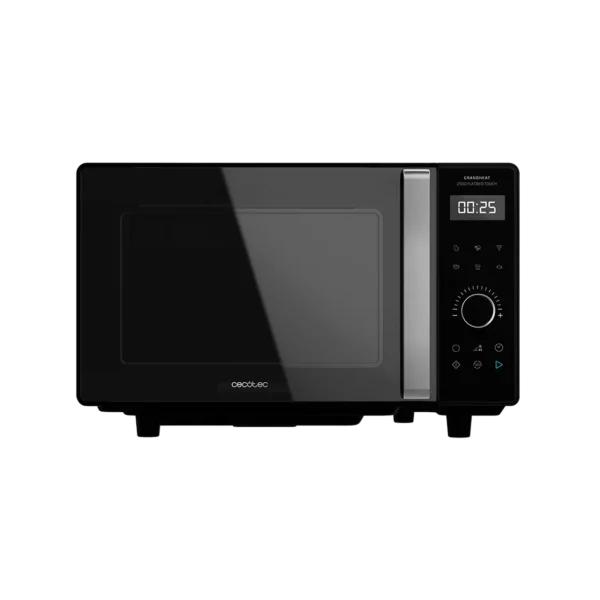 Microondas Cecotec GrandHeat 2500 Flatbed Touch Black con tecnología sin plato y panel de control táctil