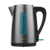 Imagen 2 Hervidor de agua eléctrico de 1,7 litros y 2200 W. Diseño en acero inoxidable, base 360º y filtro antical desmontable. Calentamiento rápido y seguro sin BPA.