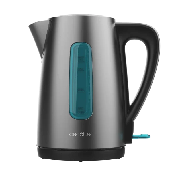 Imagen 2 Hervidor de agua eléctrico de 1,7 litros y 2200 W. Diseño en acero inoxidable, base 360º y filtro antical desmontable. Calentamiento rápido y seguro sin BPA.