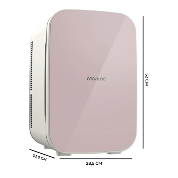Imagen 3 Frigorífico portátil Bolero MiniCooling 25L Bahamas Pink. Enfría hasta 7ºC y calienta hasta 65ºC. Compatible con 12V y 220V para coches, caravanas y hogar.