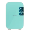 Mini frigorífico portátil Bolero MiniCooling 25L Bahamas Mint con diseño retro y asa superior