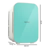 Imagen 3 Mini nevera portátil Cecotec Bolero MiniCooling 25L Bahamas Mint. Función frío y calor (7-65 ºC), conexión 12V/220V para coche y hogar, y capacidad de 25 litros.