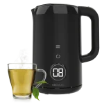 Hervidor de agua eléctrico Cecotec Thermosense 600 Touch Neo con pantalla digital y cuerpo de acero inoxidable