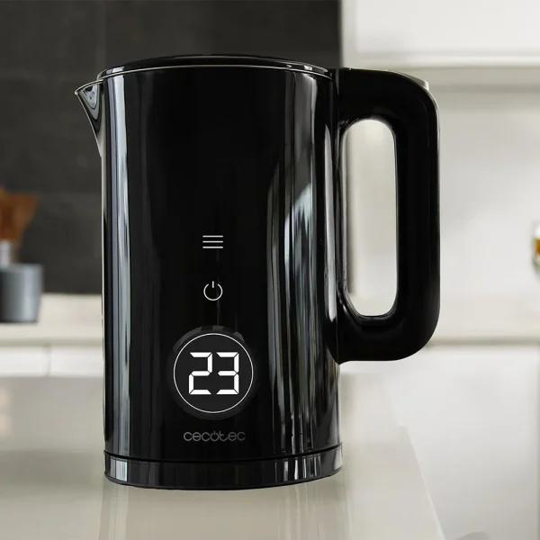 Imagen 7 Hervidor Cecotec de 1,7L, 2200W y pantalla táctil. Control preciso de temperatura, diseño en acero inoxidable y base 360º para infusiones perfectas.