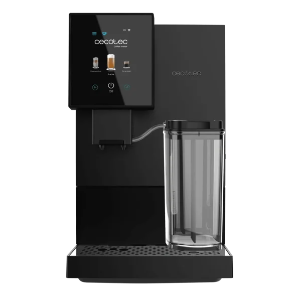 Imagen 2 Cafetera superautomática compacta Cecotec con 19 bares, sistema Thermoblock, pantalla TFT y conexión WiFi para preparar cafés personalizados desde el móvil.