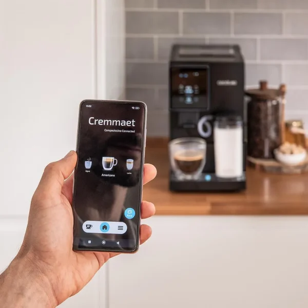 Imagen 5 Cafetera superautomática compacta Cecotec con 19 bares, sistema Thermoblock, pantalla TFT y conexión WiFi para preparar cafés personalizados desde el móvil.