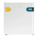 Mini frigorífico blanco Cecotec GrandCooler 20000 SilentCompress White E de 46 litros con puerta reversible