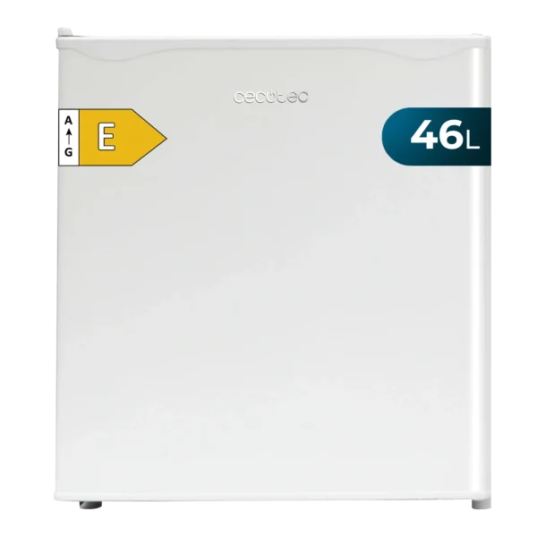 Mini frigorífico blanco Cecotec GrandCooler 20000 SilentCompress White E de 46 litros con puerta reversible