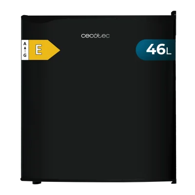 Mini frigorífico Cecotec GrandCooler 20000 SilentCompress Black E de 46 litros en color negro con puerta reversible