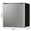 Imagen 2 Mini frigorífico Cecotec GrandCooler 20000 SilentCompress Inox E de 46L. Compresor silencioso, eficiencia clase E y compartimento congelador integrado.