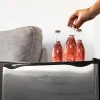 Imagen 8 Mini frigorífico Cecotec GrandCooler 20000 SilentCompress Inox E de 46L. Compresor silencioso, eficiencia clase E y compartimento congelador integrado.
