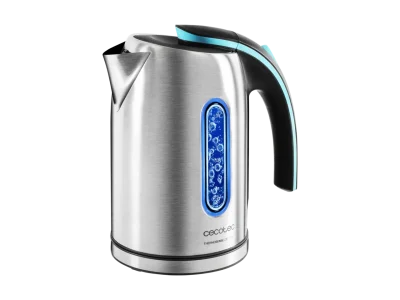 Hervidor de agua eléctrico Cecotec ThermoSense 220 Steel de acero inoxidable con base 360 grados
