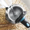Imagen 7 Hervidor de agua eléctrico de acero inoxidable con 1,2 L y 1630 W. Incluye filtro antical desmontable, base 360º y sistema libre de BPA para máxima seguridad.
