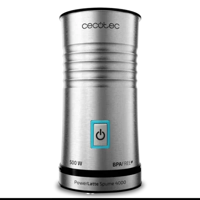 Espumador de leche Cecotec Power Latte Spume 4000 con base 360 grados y acabados en acero