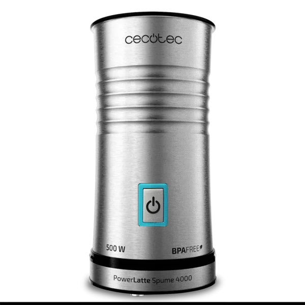 Espumador de leche Cecotec Power Latte Spume 4000 con base 360 grados y acabados en acero