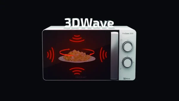 Imagen 3 Microondas ProClean 3010 de 20 litros y 700 W con tecnología 3DWave y revestimiento Ready2Clean para una limpieza fácil. Potencia y eficiencia para tu cocina.