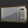Imagen 3 Microondas Cecotec ProClean 5020 Mirror de 20 litros y 700W. Diseño frontal elegante con efecto espejo, tecnología 3DWave y revestimiento Ready2Clean.