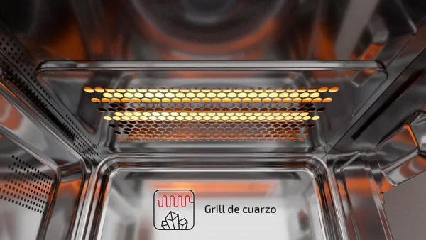 Imagen 4 Microondas Cecotec ProClean 5110 Inox de 20L, 700W y grill de 800W. Revestimiento Ready2Clean y tecnología 3DWave para calentar de forma rápida y uniforme.