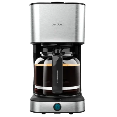 Cafetera de goteo Cecotec Coffee 66 Heat con jarra de cristal y acabados en acero inoxidable
