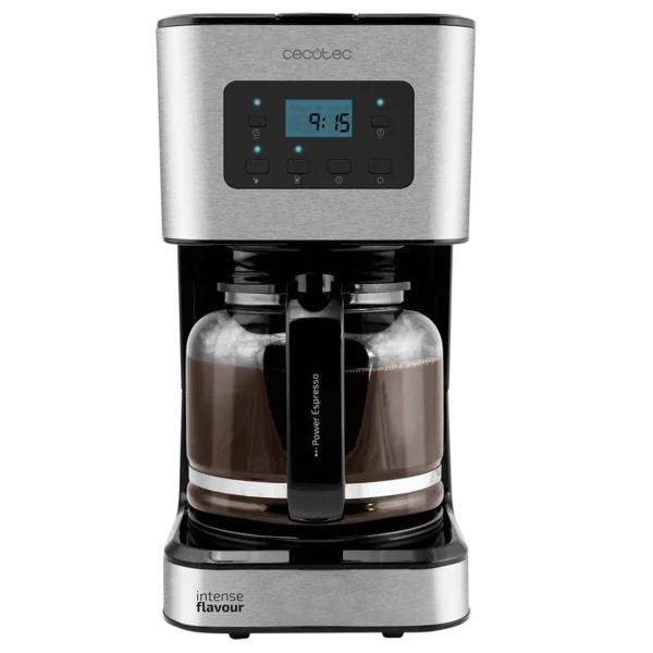 Cafetera de goteo Cecotec Coffee 66 Smart con acabados en acero inoxidable y pantalla LCD
