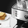 Imagen 4 Cafetera Cecotec Power Espresso 20 Professionale de 850 W y 20 bares. Incluye manómetro de control, vaporizador orientable y acabados en acero inoxidable.