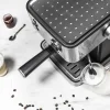 Imagen 8 Cafetera Cecotec Power Espresso 20 Professionale de 850 W y 20 bares. Incluye manómetro de control, vaporizador orientable y acabados en acero inoxidable.