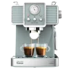 Cafetera express Cecotec Power Espresso 20 Tradizionale con diseño vintage, manómetro frontal y vaporizador