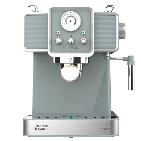 Imagen 2 Cafetera express Power Espresso 20 Tradizionale de Cecotec con 20 bares, sistema Thermoblock y manómetro PressurePro para obtener el café con el mejor aroma.