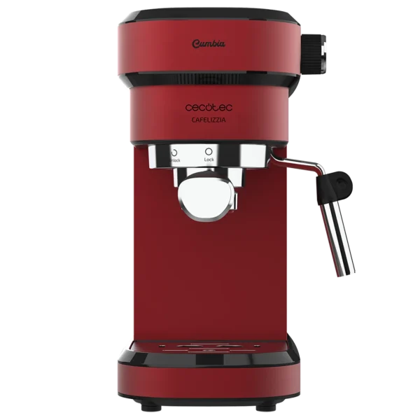 Imagen 2 Cafetera express Cafelizzia 790 Shiny de 1350 W y 20 bares. Sistema Thermoblock, vaporizador orientable y depósito de 1,2L para espressos y cappuccinos perfectos.