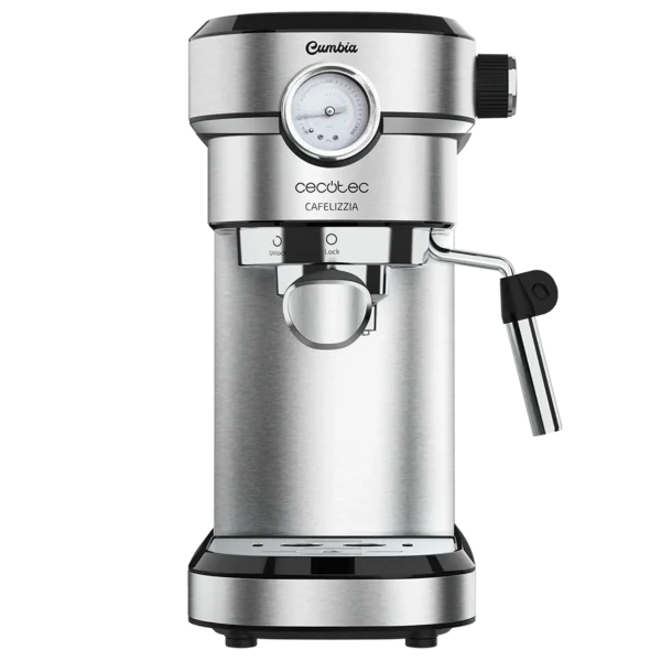 Imagen 3 Cafetera express Cafelizzia 790 Steel Pro con 1350 W, 20 bares y Thermoblock. Obtén espressos y cappuccinos con aroma intenso y crema perfecta en segundos.