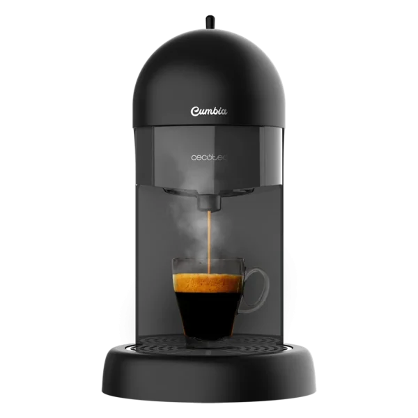 Cafetera espresso Cecotec Capricciosa Black de diseño compacto y minimalista con sistema de 19 bares de presión