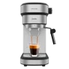 Cafetera express Cecotec Cafelizzia 790 Steel Duo de acero inoxidable con brazo portafiltros y vaporizador lateral