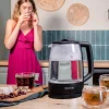 Imagen 3 Hervidor de agua de 1,7 litros y 2200 W fabricado en vidrio de borosilicato. Diseño resistente, libre de BPA, con luz LED y filtro antical desmontable.